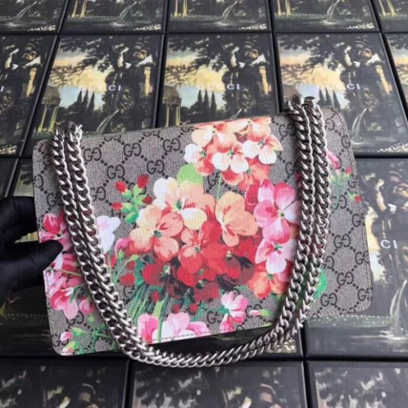 Small GG Blooms Rose Shoulder Bag