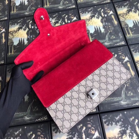 red dionysus small gg Sup*e shoulder bag