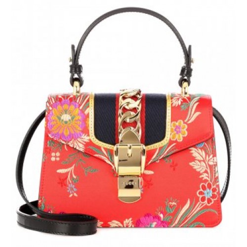 Sylvie Mini satin shoulder P00253964