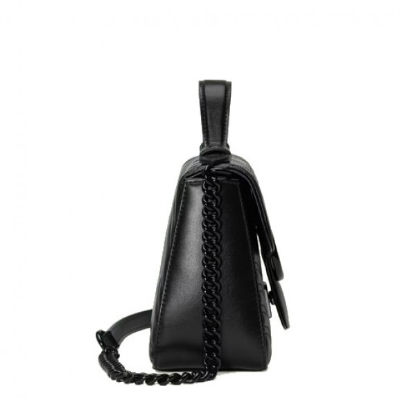 GG Marmont mini top handle bag black