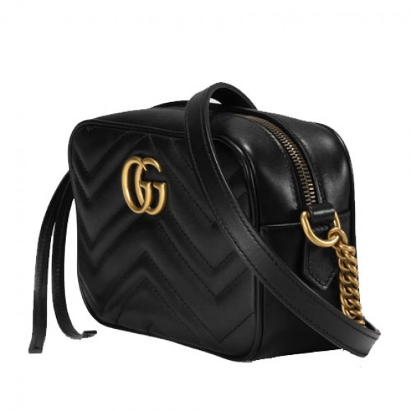 GG Marmont mini shoulder bag black