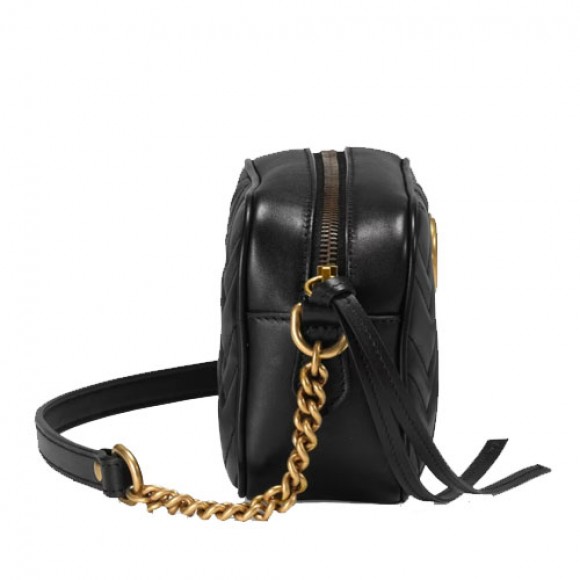 GG Marmont mini shoulder bag black