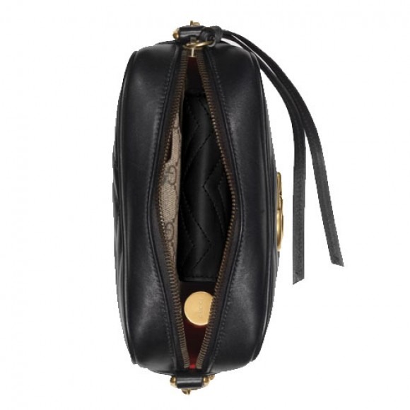 GG Marmont mini shoulder bag black