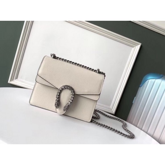 White Mini Dionysus Leather Bag