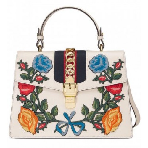 Sylvie Embroidered Leather NMV37P7 Sylvie Embroidered Leather NMV37P7