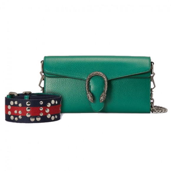 Dionysus small shoulder bag green