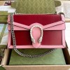 Red Dionysus Bicolor Small Shoulder Bag