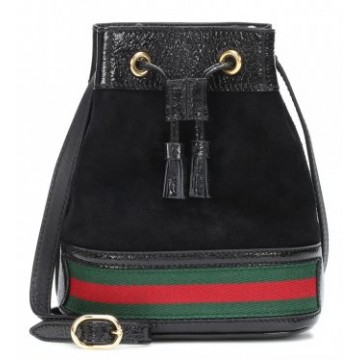 Ophidia leather bucket Black P00368592