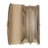 Ophidia GG small top handle bag Beige and white