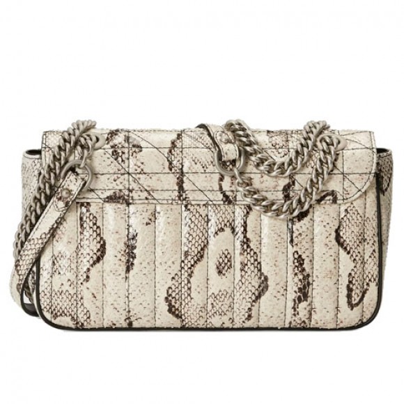 GG Marmont small python shoulder bag