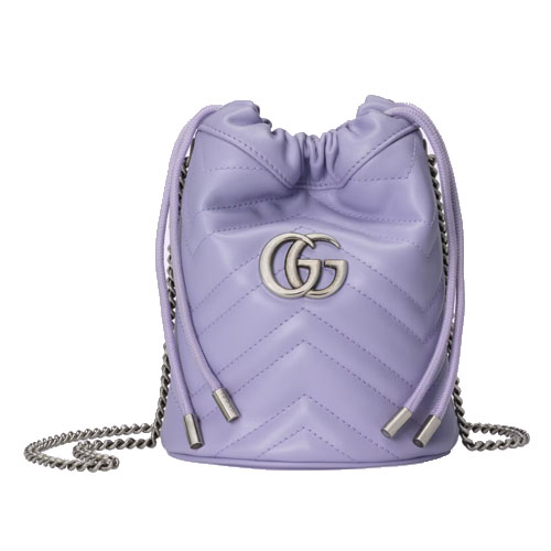 GG Marmont mini bucket bag Taro purple