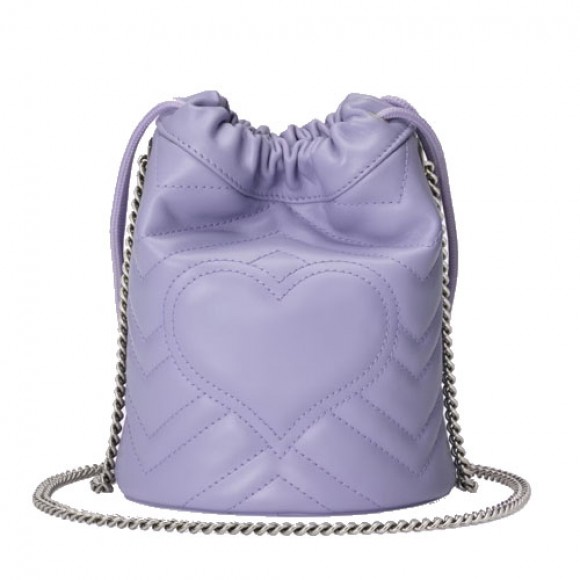 GG Marmont mini bucket bag Taro purple