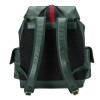 Ophidia GG medium backpack Green leather