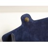 Blue Suede Arli Medium Shoulder Bag