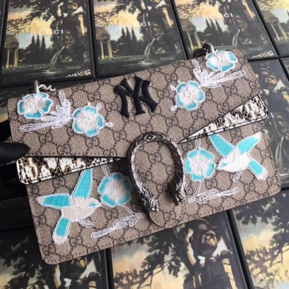 Dionysus Small Bag With NY Yankees Patch