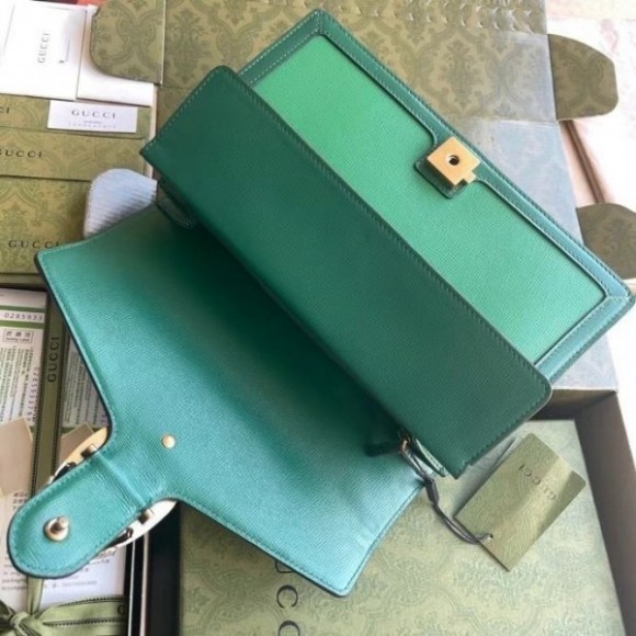 Green Dionysus Bicolor Small Shoulder Bag