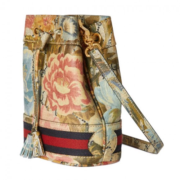 Ophidia Flora Mini Bucket Bag Floral Version