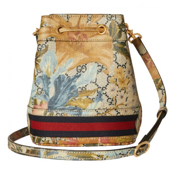 Ophidia Flora Mini Bucket Bag Floral Version