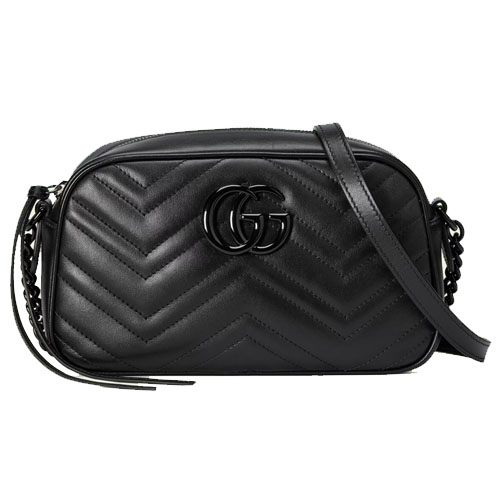GG Marmont small shoulder bag black