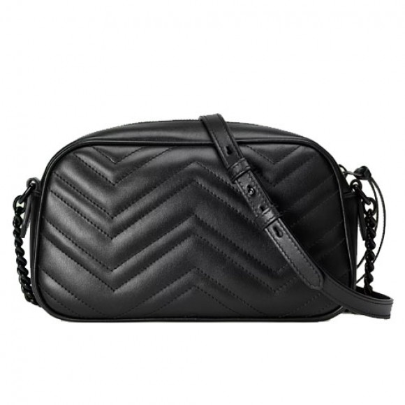 GG Marmont small shoulder bag black