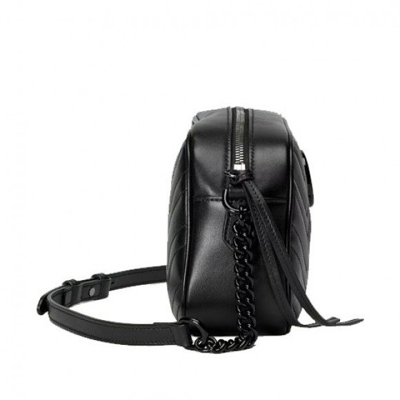 GG Marmont small shoulder bag black