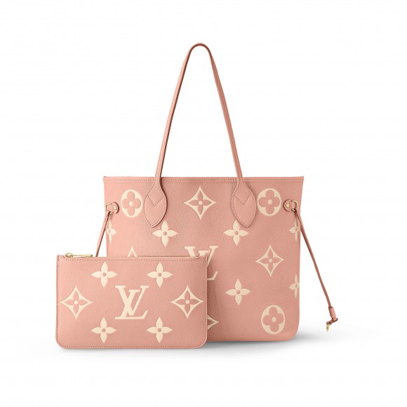 l**is V*t*n neverfull mm m46329 trianon pink / cream