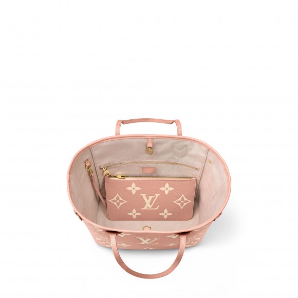 l**is V*t*n neverfull mm m46329 trianon pink / cream