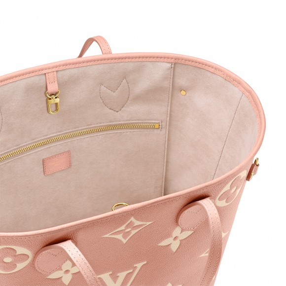 l**is V*t*n neverfull mm m46329 trianon pink / cream