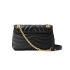 Louis Vuitton New Wave M58552 Chain Bag MM Women Purses Black Leather Handbag