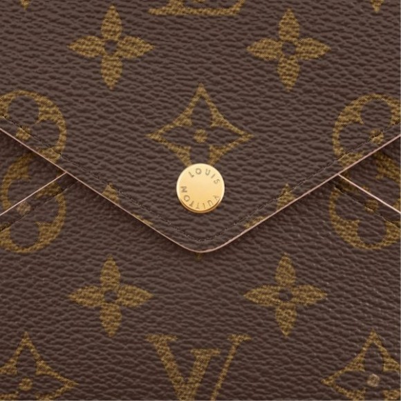 l**is V*t*n m62034 pochette kirigami monogram brown