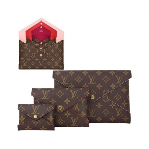 l**is V*t*n m62034 pochette kirigami monogram brown