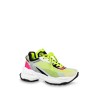 Louis Vuitton LV Run 55 Sneaker Monogram Flower Bordeaux Yellow 1a9h4t