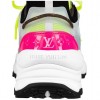 Louis Vuitton LV Run 55 Sneaker Monogram Flower Bordeaux Yellow 1a9h4t