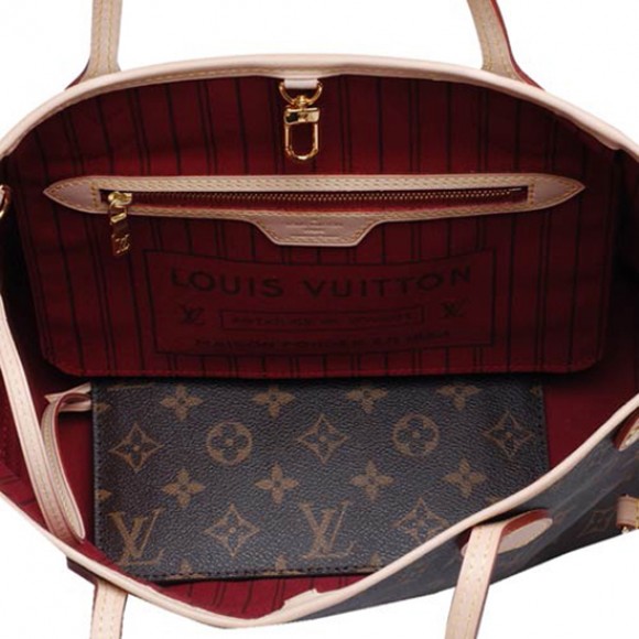 l**is V*t*n m41001 neverfull pm shoulder bag monogram canvas