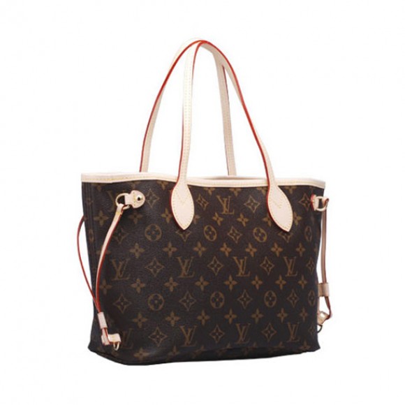 l**is V*t*n m41001 neverfull pm shoulder bag monogram canvas