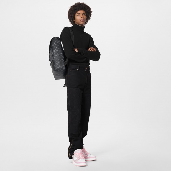 Louis Vuitton Trainer Sneaker Pink White 1ABOEI Louis Vuitton Trainer Sneaker Pink White 1ABOEI