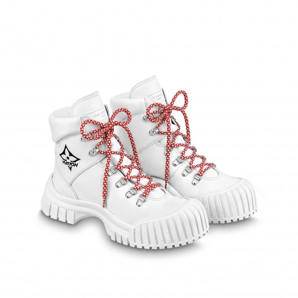 l**is V*t*n lv ruby flat ranger boot white 1aam1u