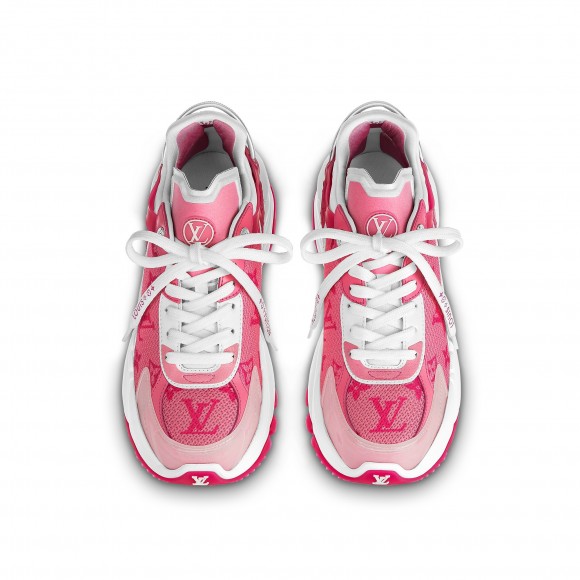 l**is V*t*n lv run 55 sneaker monogram flowers pink 1ab3c8