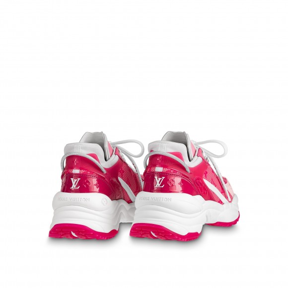 l**is V*t*n lv run 55 sneaker monogram flowers pink 1ab3c8