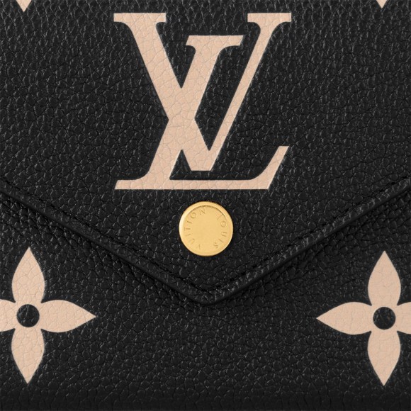 l**is V*t*n black/beige m80968 victorine wallet