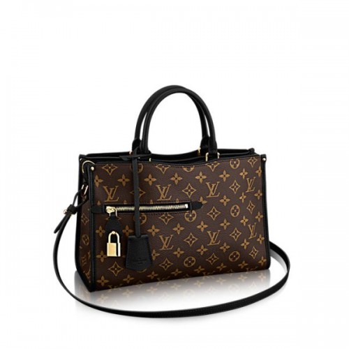 Louis Vuitton Monogram Canvas POPINCOURT MM NOIR BLACK Louis Vuitton Monogram Canvas POPINCOURT MM NOIR BLACK