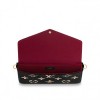 Louis Vuitton Félicie Pochette Gray M69977 Black M80482