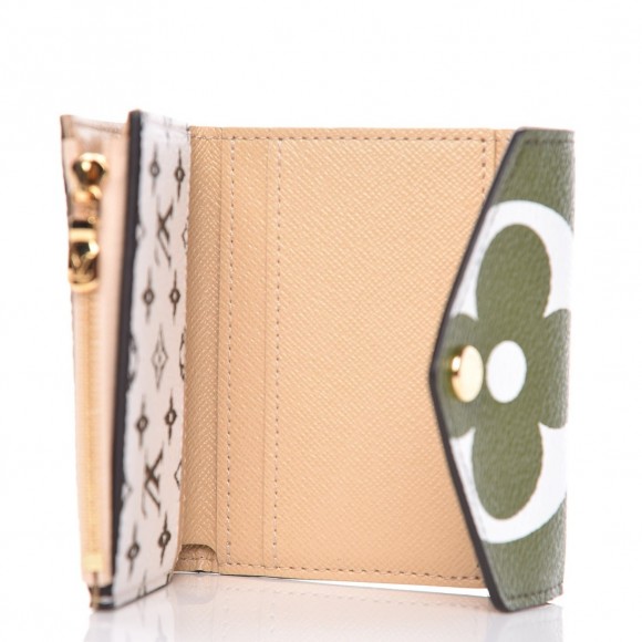 l**is V*t*n monogram giant zoe wallet khaki m67640