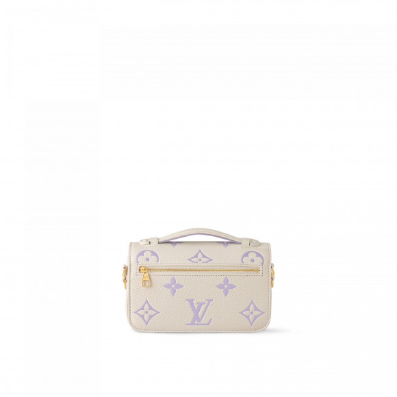 l**is V*t*n m23940 pochette métis east west latte/bubble tea