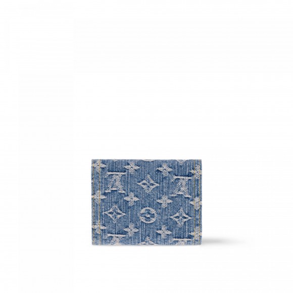 l**is V*t*n m82959 victorine wallet denim blue