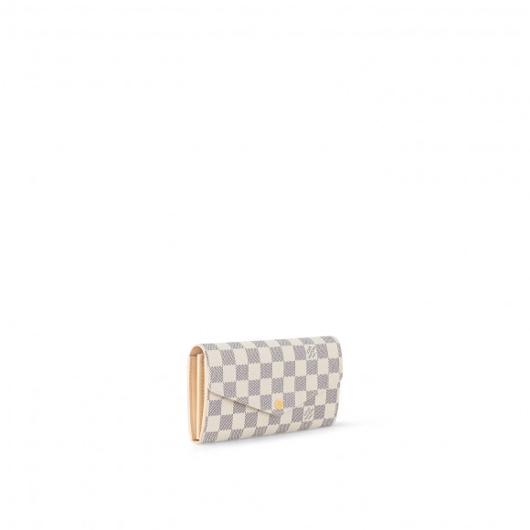 l**is V*t*n damier azur canvas n63208 sarah wallet