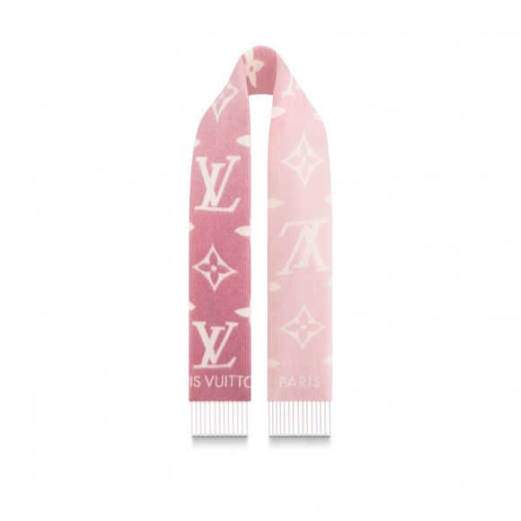 l**is V*t*n light pink m77375 reykjavik gradient scarf