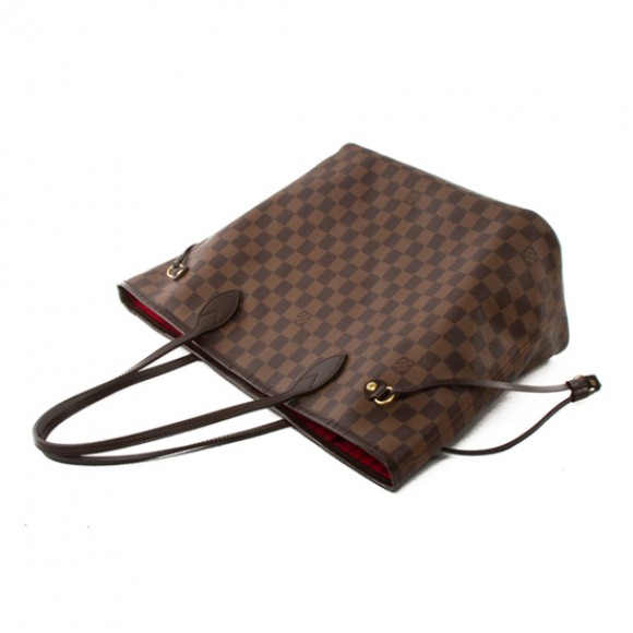 l**is V*t*n n51105 neverfull mm shoulder bag damier ebene canvas