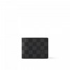 Louis Vuitton N63261 Slender Wallet Damier Graphite Canvas