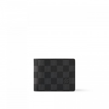 Louis Vuitton N63261 Slender Wallet Damier Graphite Canvas